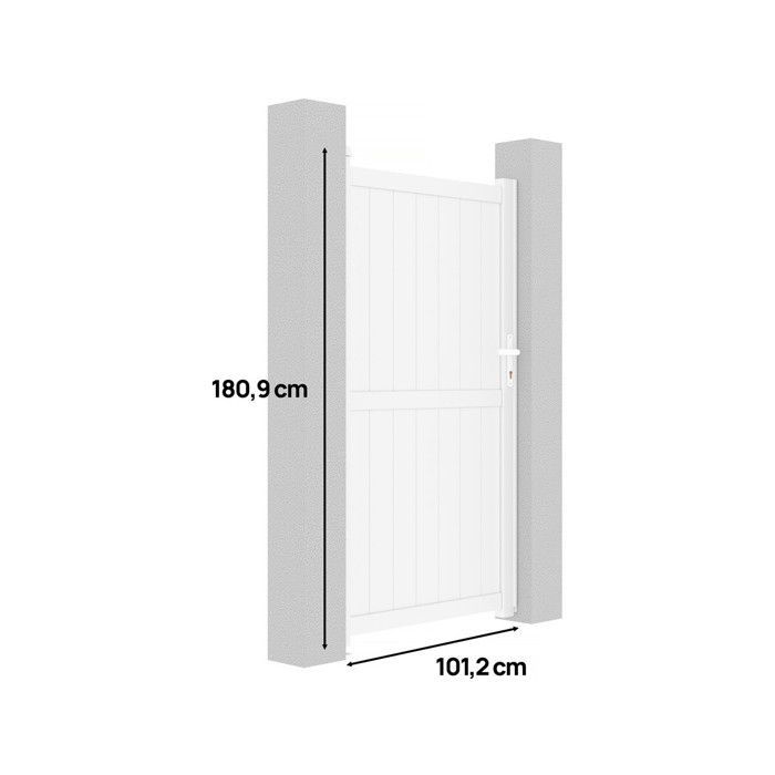 Portillon aluminium 