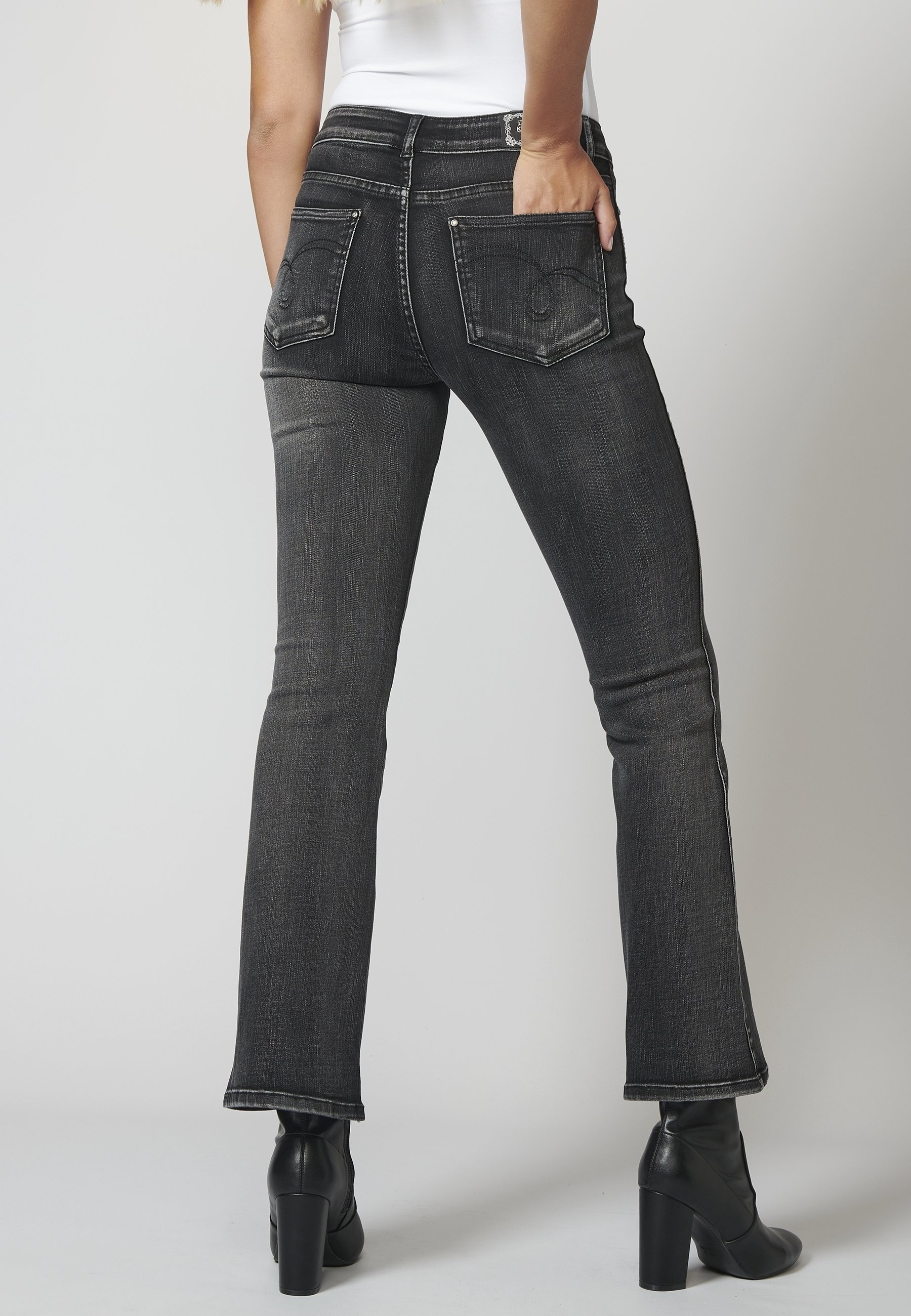 Jeans Koroshi Bootcut - denim grigio