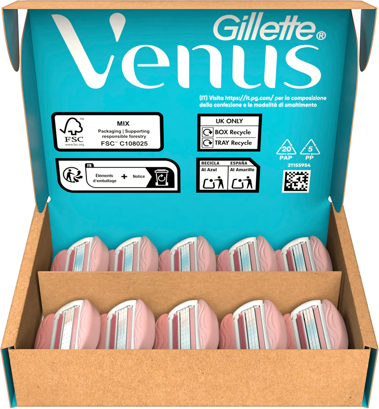Gillette Venus ComfortGlide Spa Breeze vervangende mesjes