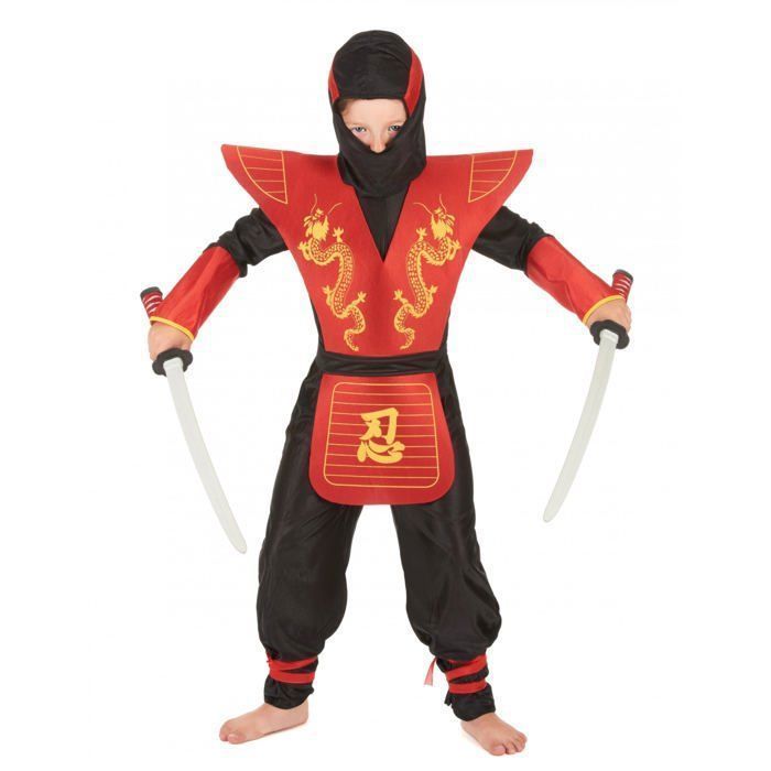 Déguisement - Déguisement ninja motifs dragons garçon