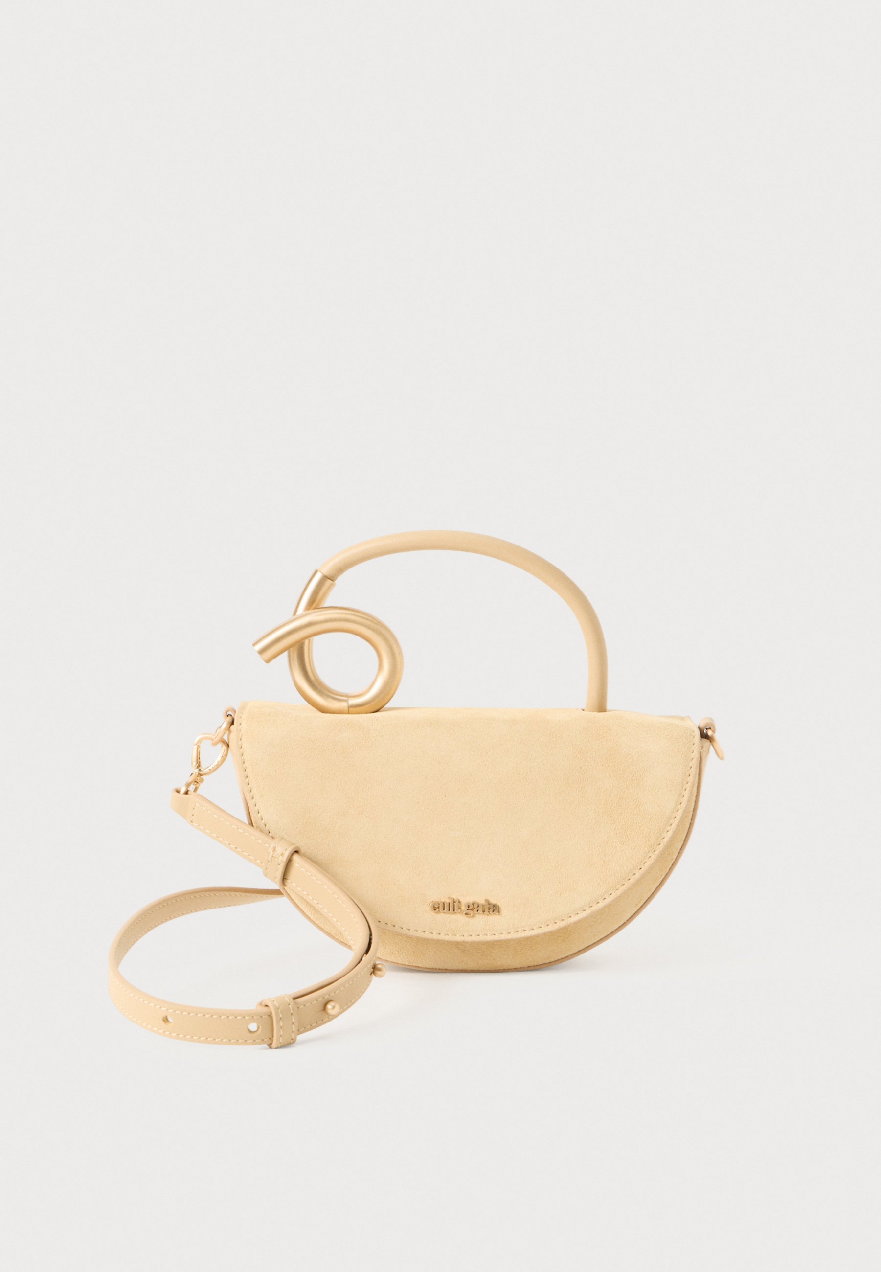 Bolsa transversal Cult Gaia AZARIAH NANO - cor areia