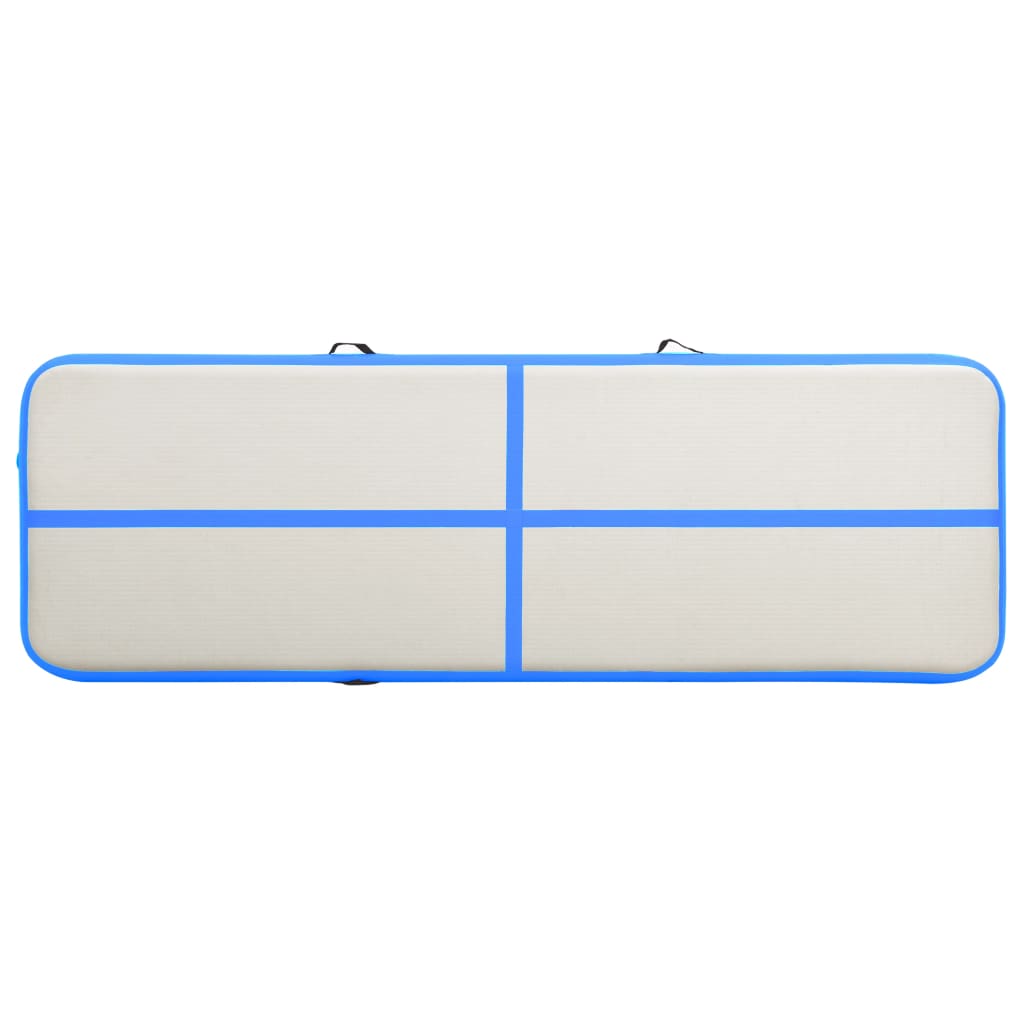 Vidaxl Napuhavajuća gimnastička strunjača s pumpom 500x100x15 cm