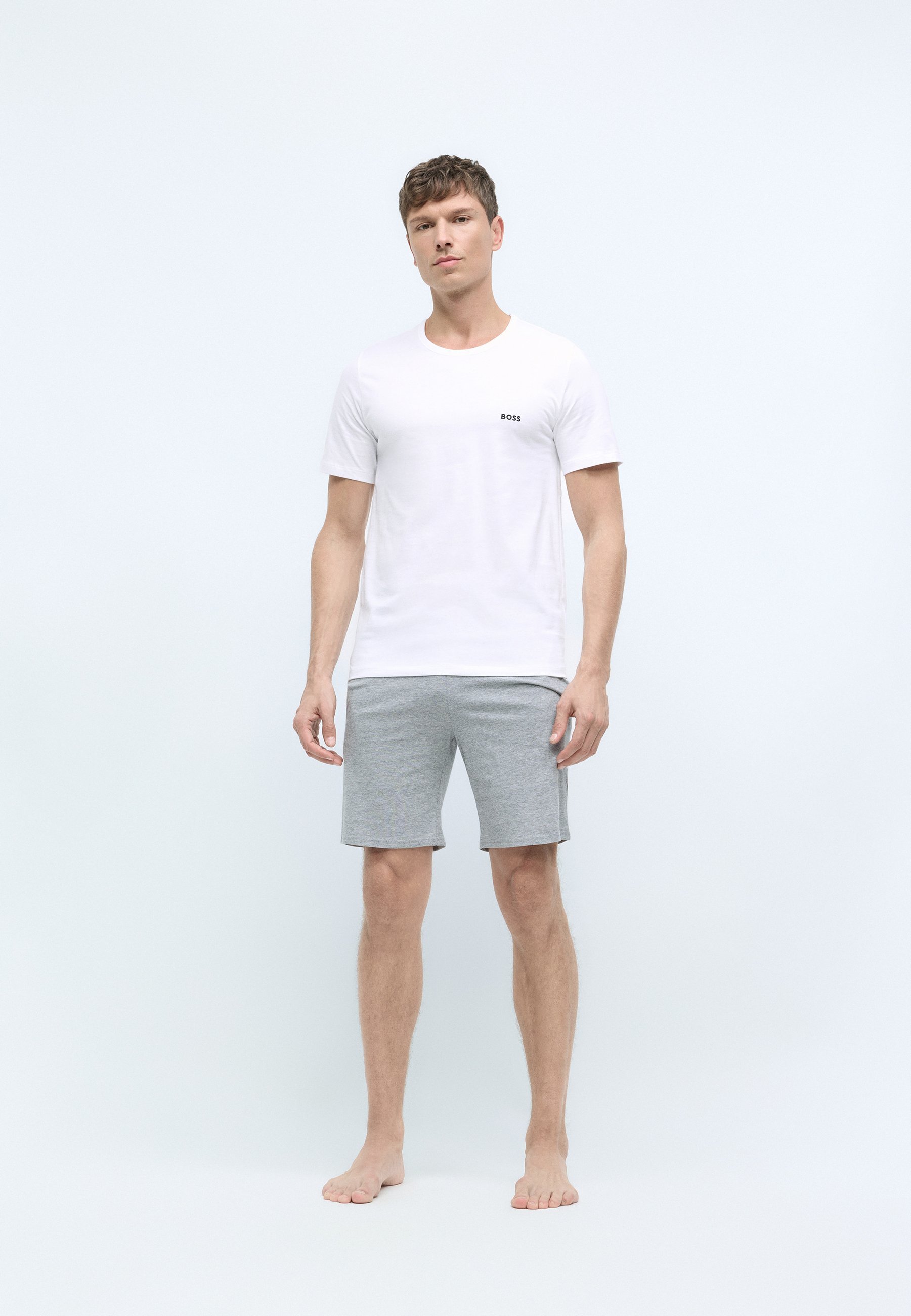 BOSS CLASSIC 3-PACK - Pyjamatop - zwart/wit/grijs