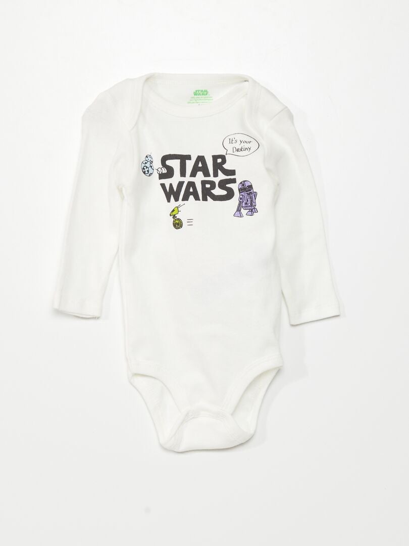 Conjunto de 2 macacões 'Star Wars' - CINZA
