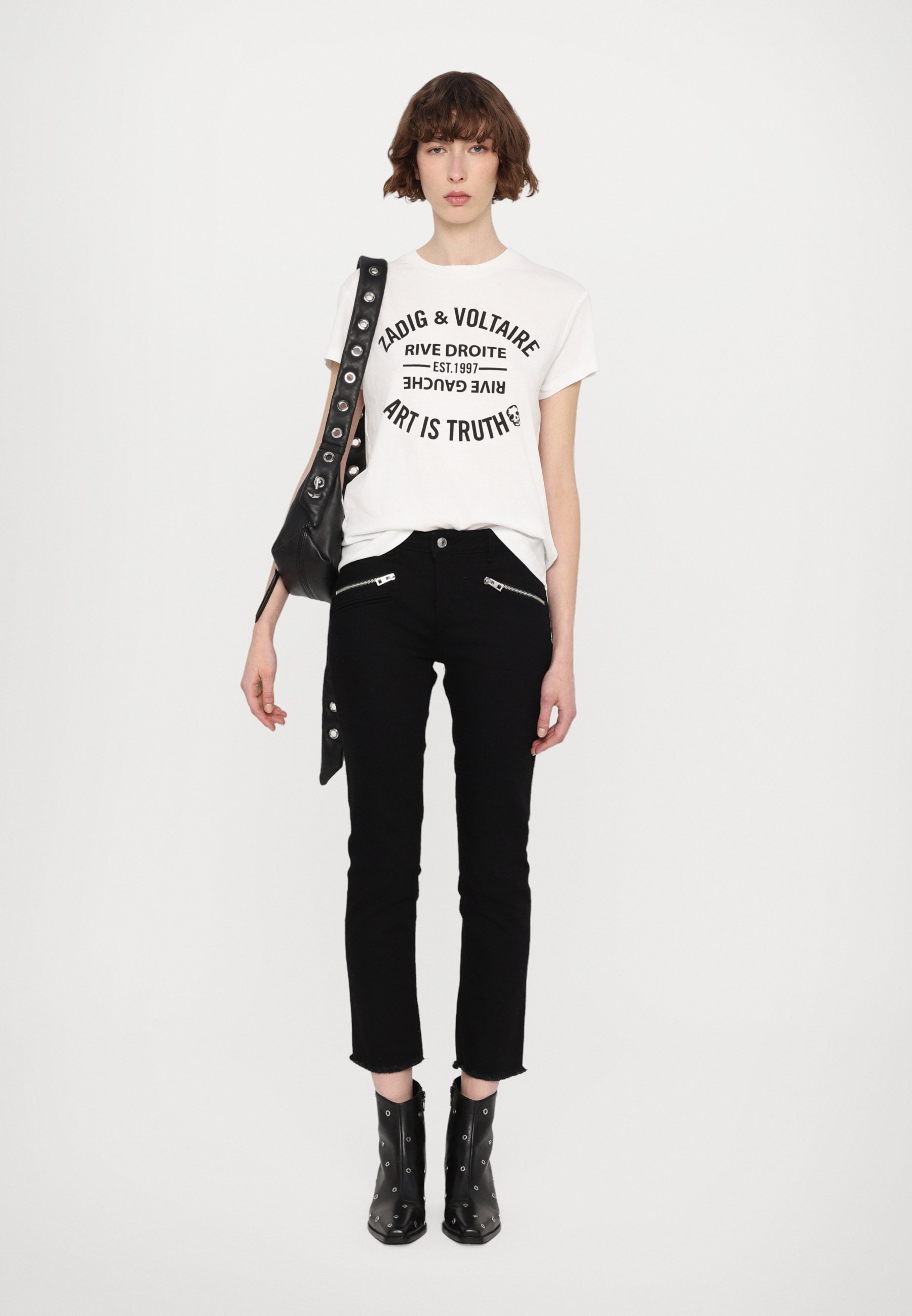 Zadig & Voltaire WALK ICO BLASON ECO - T-shirt met print - wit