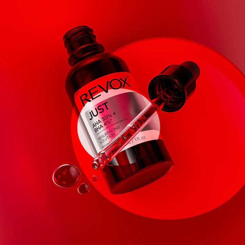 Revox B77 JUST AHA 30% + BHA 4% vyhladzujúce a exfoliačné sérum na obnovu pleti