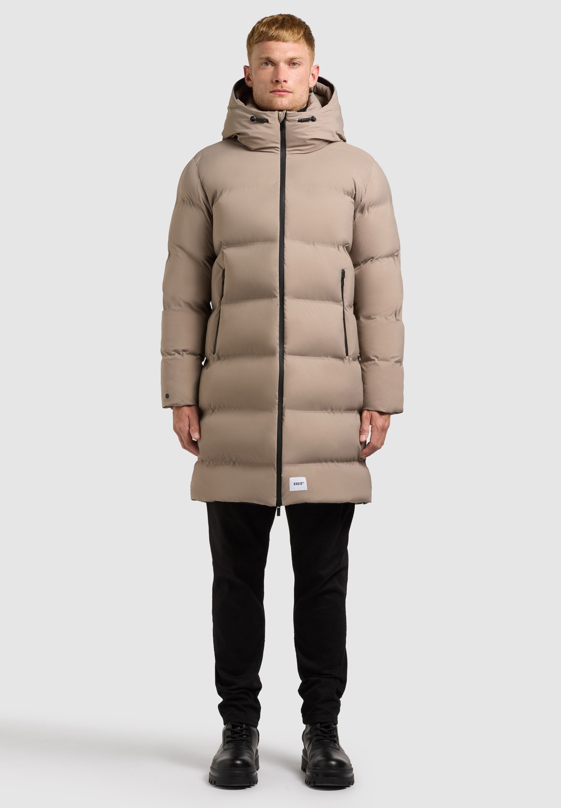 khujo CAIUS3 - Cappotto invernale - greige
