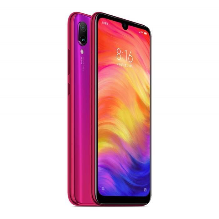 Smartphone Xiaomi Redmi Note 7 64GB rosso 4G con schermo a goccia da 6,3