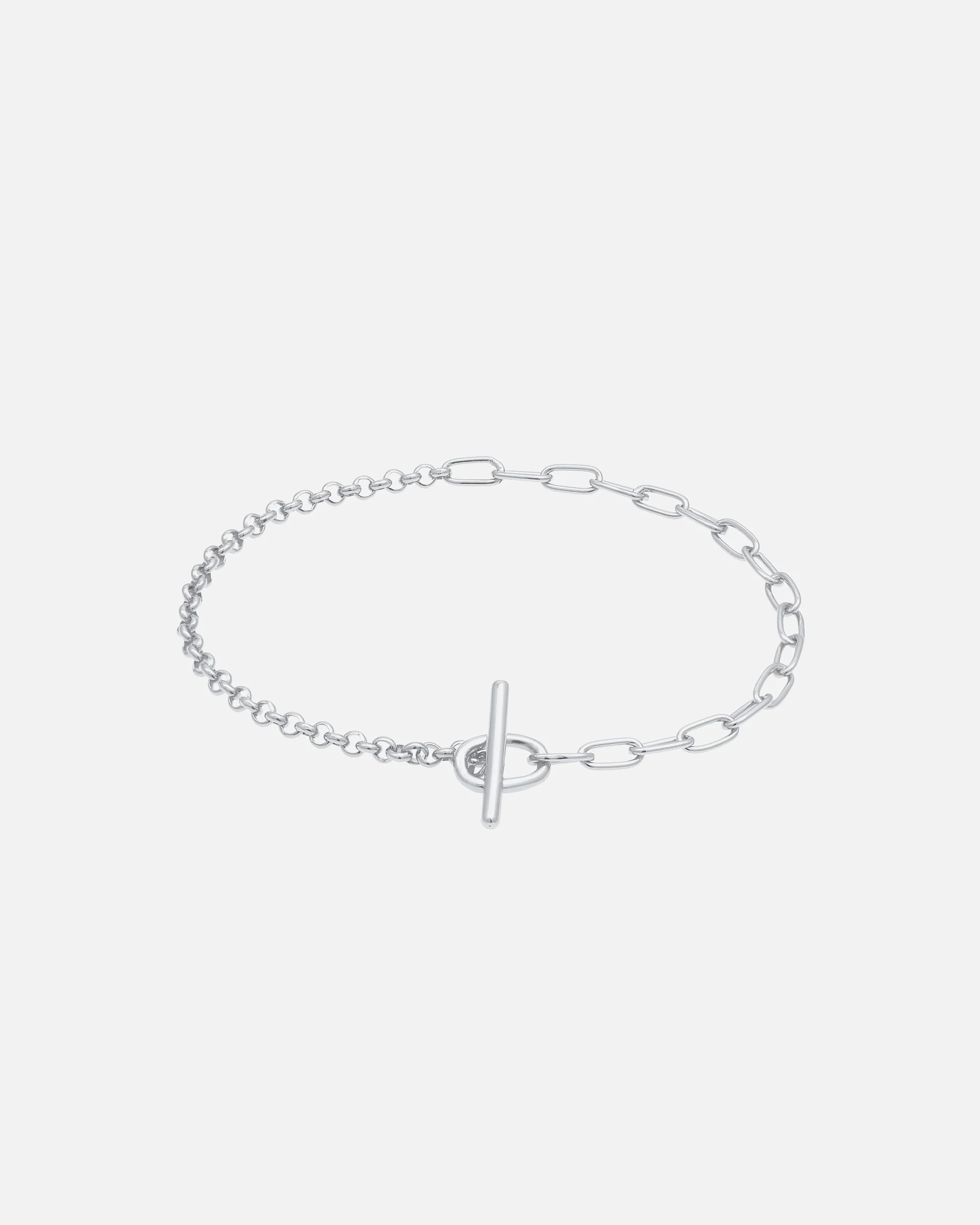 Elli Collier femme Figaro Basic Fermeture à barre en argent 925 Sterling