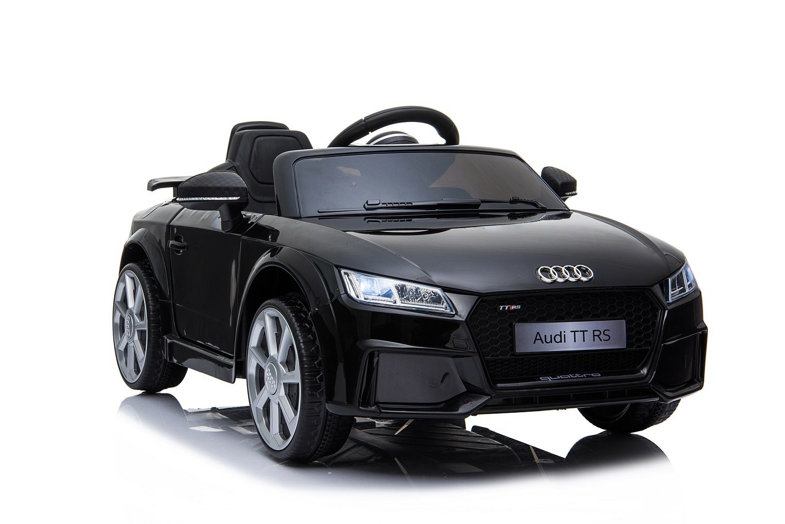 Samochód elektryczny dla dzieci Audi TT RS Cabrio z pilotem, USB i MP3, 2x30 W, ładowność 35 kg