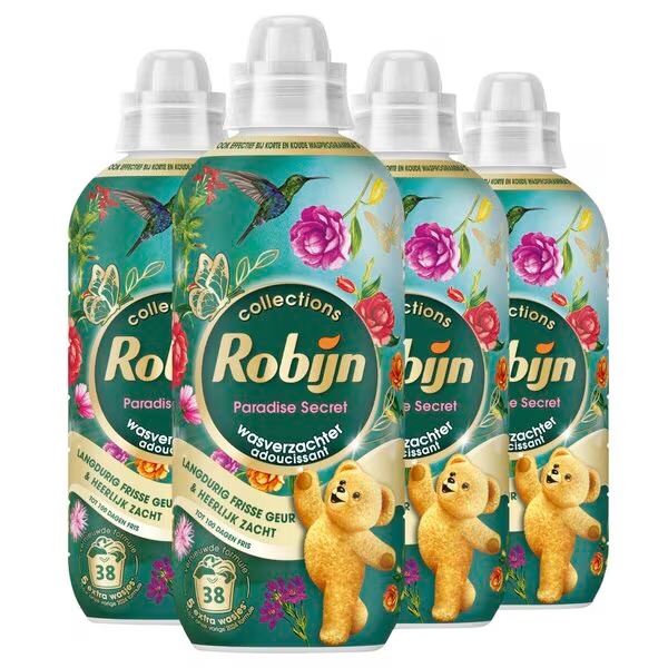 Robijn Collections Paradise Secret Omekšivač za rublje<br>4 x 765 ml, 152 pranja
