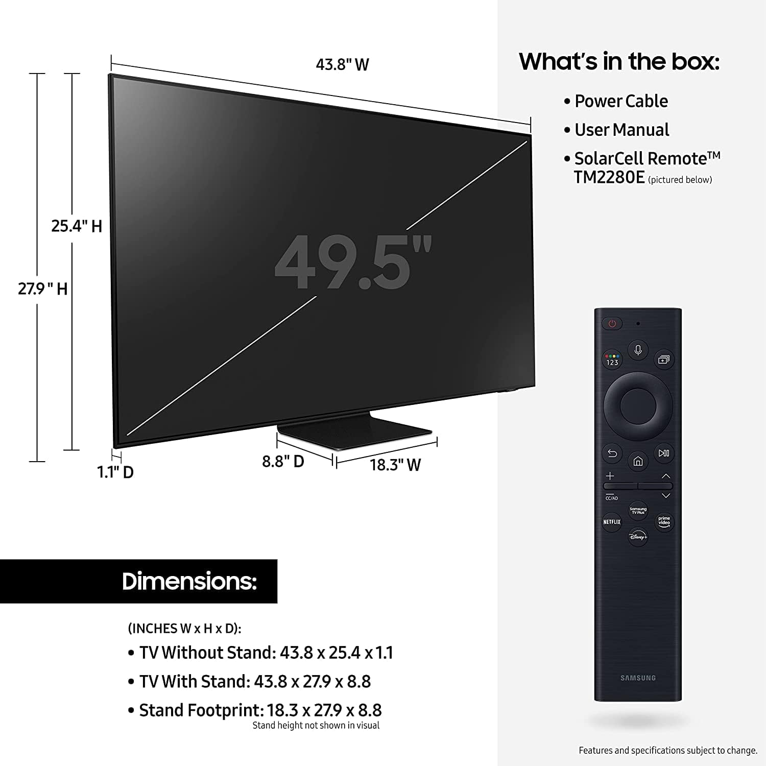 SAMSUNG 50-tuumainen QLED Q60B -sarja - 4K UHD Dual LED Quantum HDR -älytelevisio, jossa on sisäänrakennettu Alexa (QN50Q60BAFXZA, malli 2022)