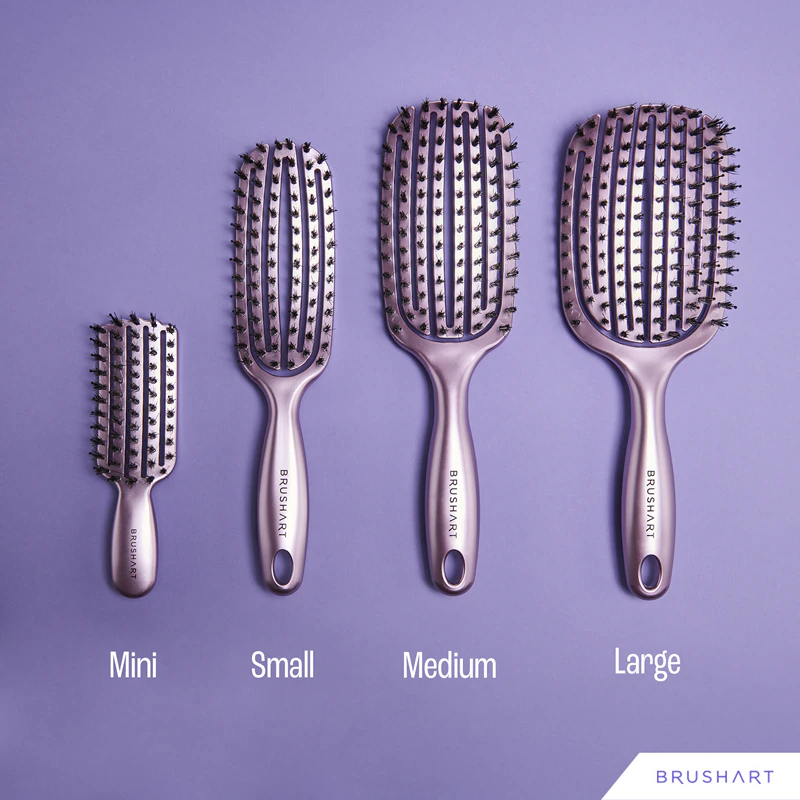 Kartáč na vlasy BrushArt Hair Vent s kančími štětinami