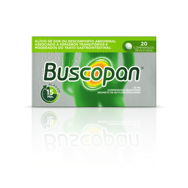 Buscopan  Buscopan Alívio da Dor Abdominal      20 comprimidos 20 comprimidos