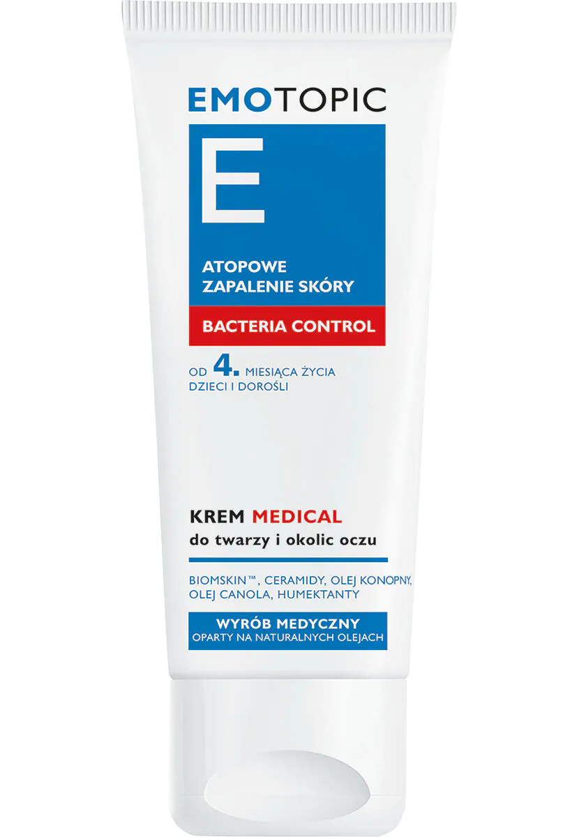 Emotopic Bacteria Control Medical Krem do twarzy i okolic oczu