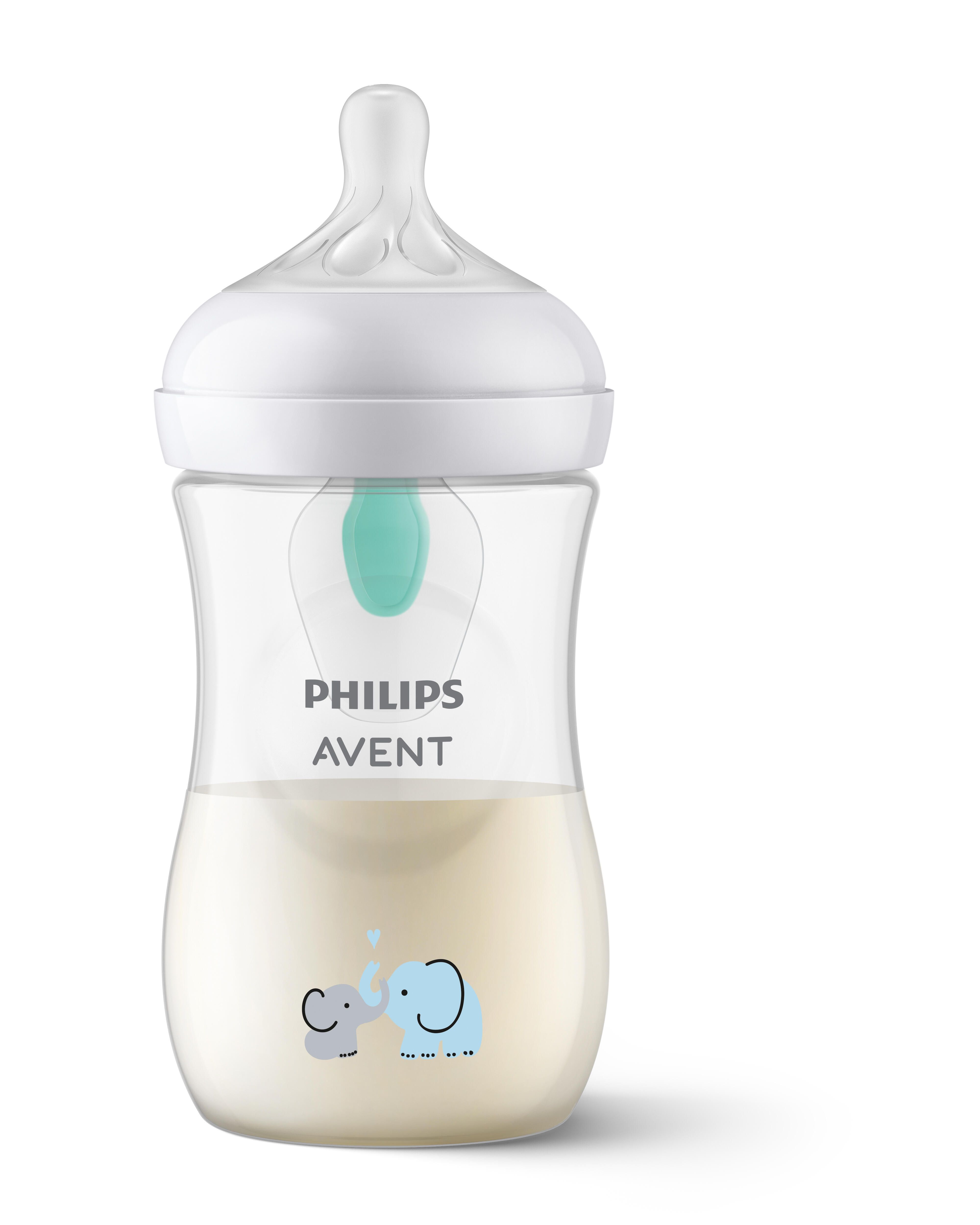 „Avent Natural Response“ dramblio formos buteliukas su „AirFree“ technologija Kūdikių buteliukai