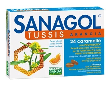 PHYTO GARDA Phyto Garda Sanagol Tussis Orange 24 hoestpastilles