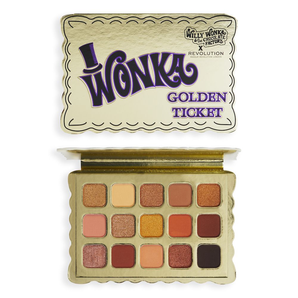 Paleta očných tieňov Willy Wonka Golden Ticket Palety očných tieňov a líčenie