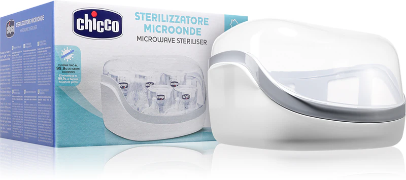 Parní sterilizátor Chicco do mikrovlnných trub, sterilizátor do mikrovlnné trouby