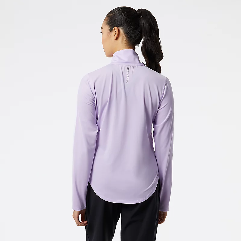 Pantalon à demi-zip Accelerate pour femme - Lilas cyber
