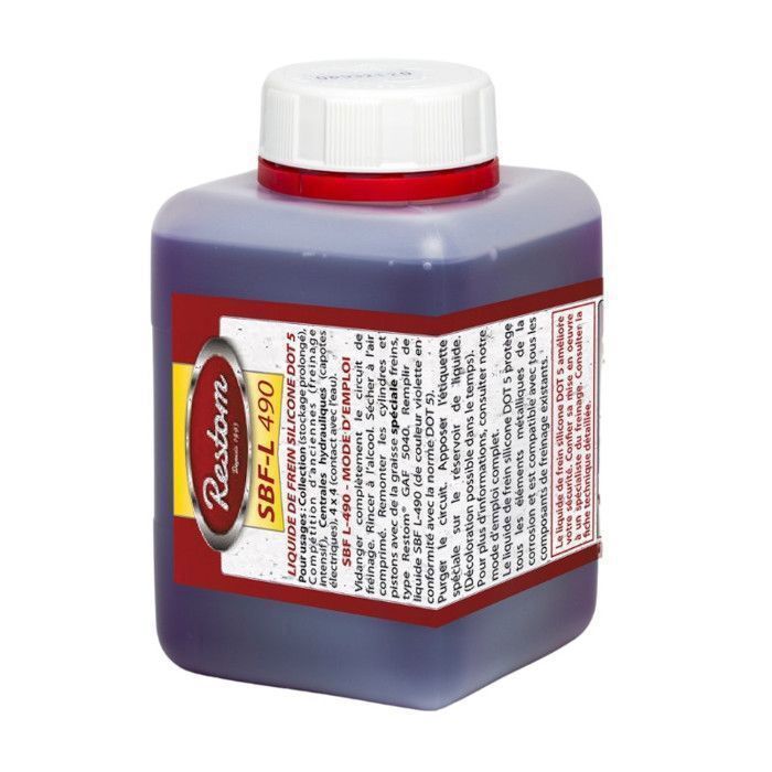 RESTOM - Silicone Brake Fluid - DOT 5 - SBF L490 - 1L