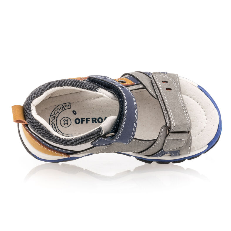 graue Sandalen/offene Schuhe für Jungen