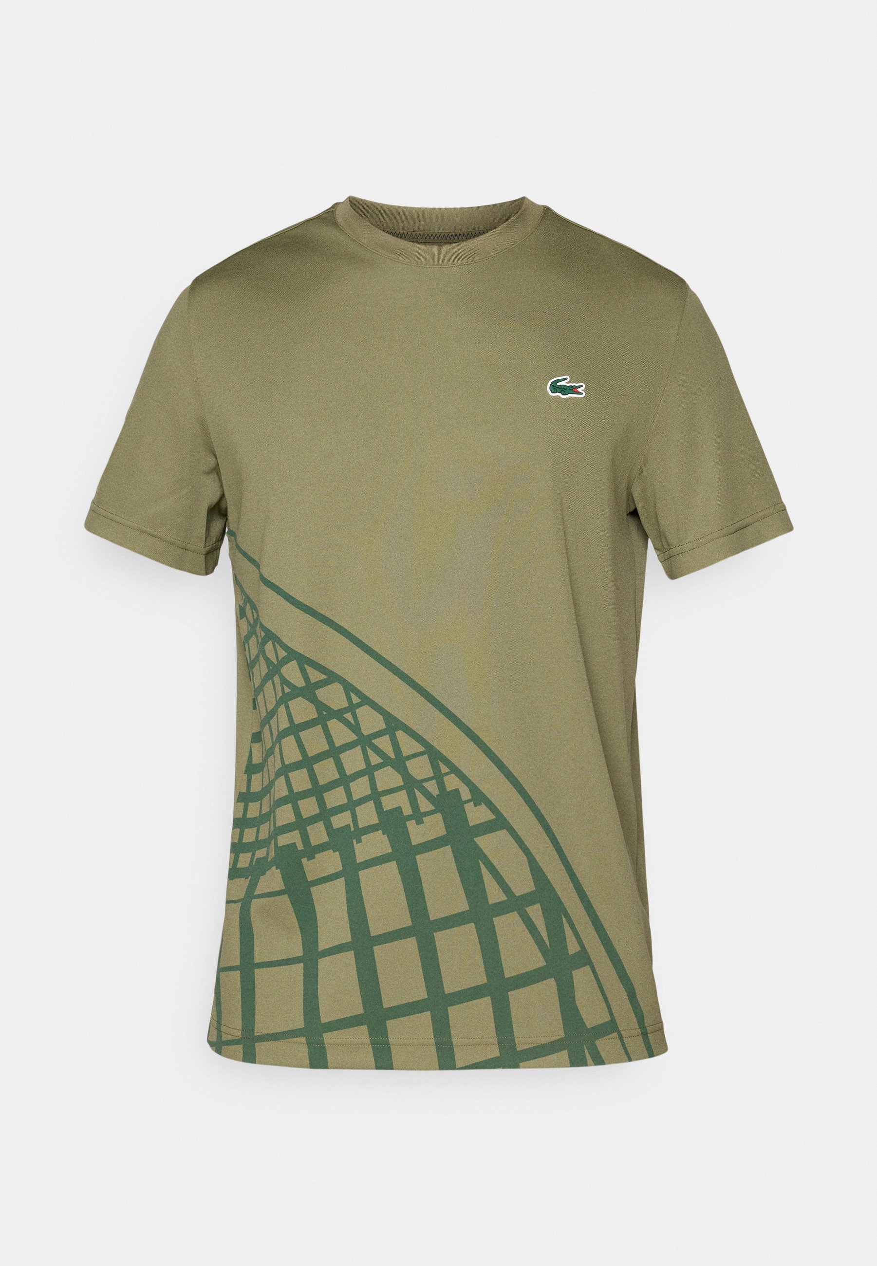 Lacoste Sport TENNIS TOUR - Sportovní tričko - olivová