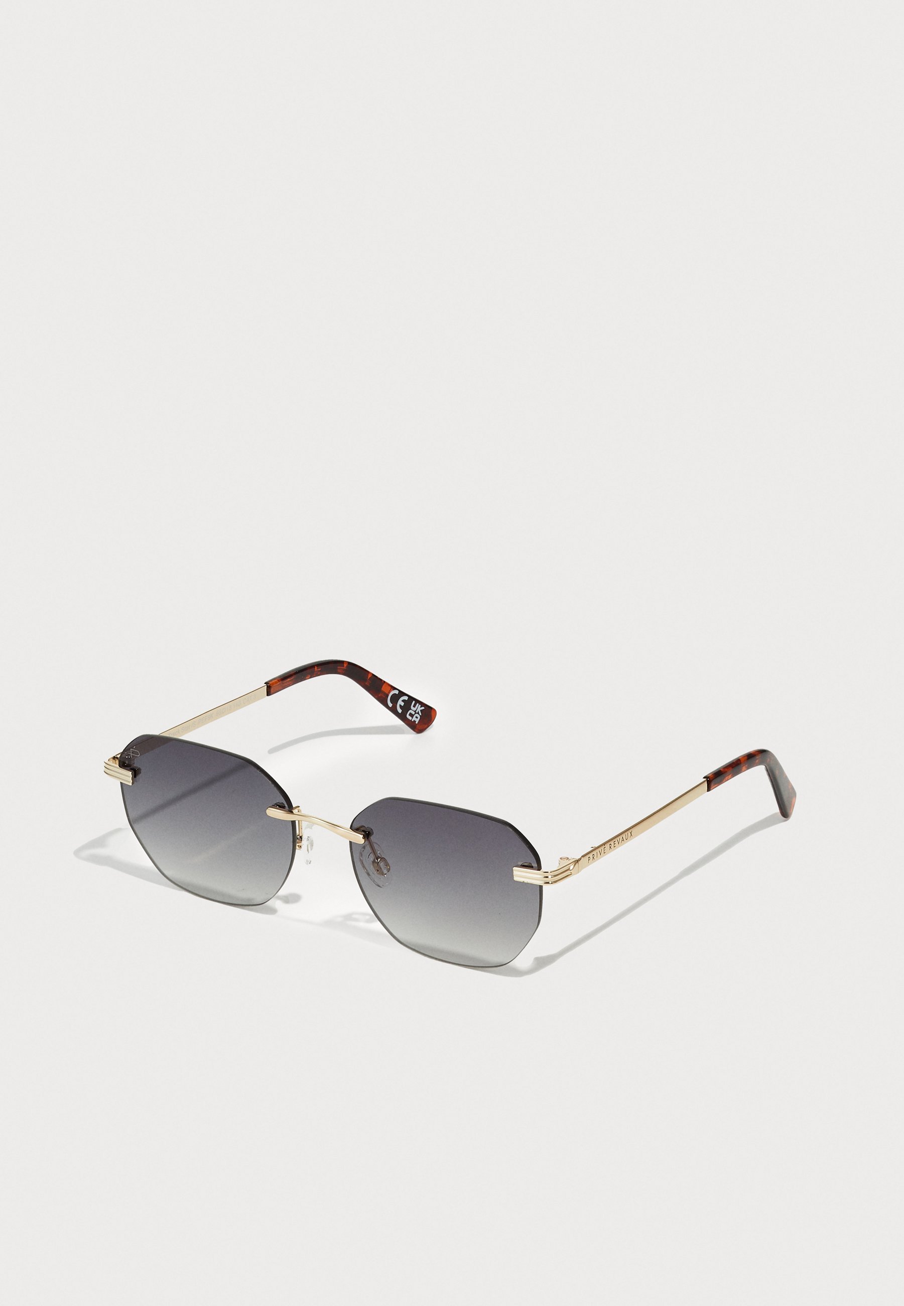 Privé Revaux TRACK STAR UNISEX - Occhiali da sole - oro/verde