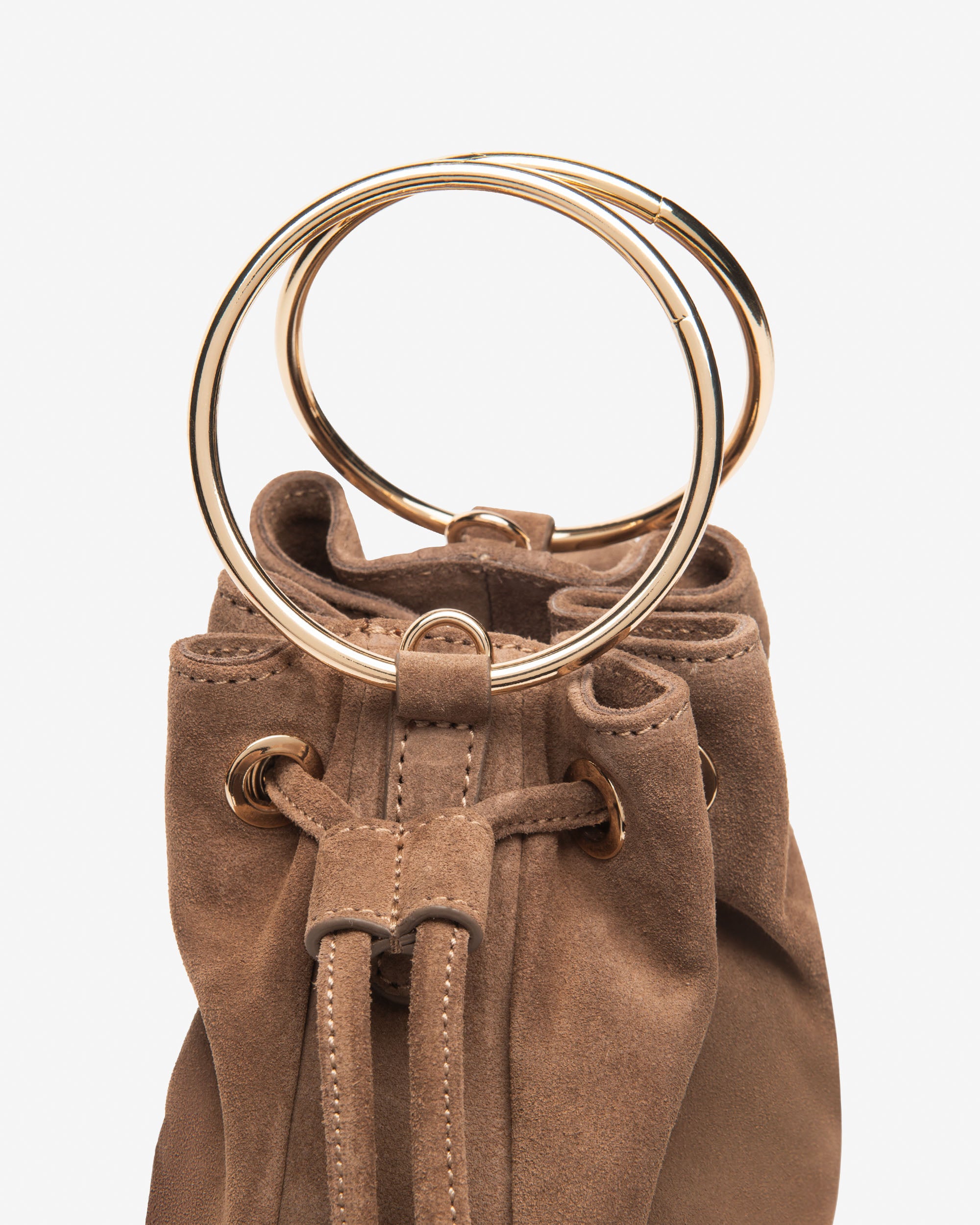  Damen-Wildleder-Beuteltasche