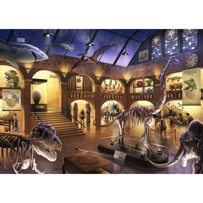 Escape puzzle Kids - Une nuit au musée - Ravensburger - Puzzle Escape Game 368 pièces - Dès 9 ans