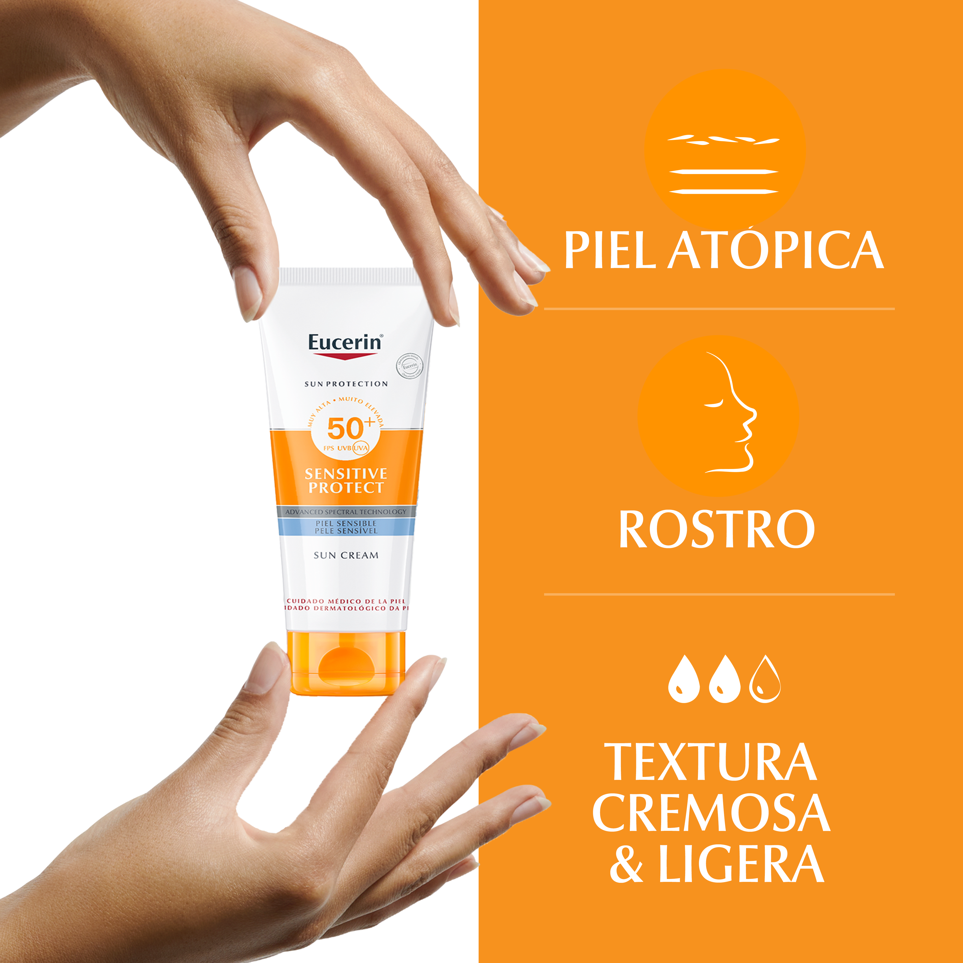 Opaľovací krém Sensitive Protect SPF 50 Opaľovací krém z lekárne