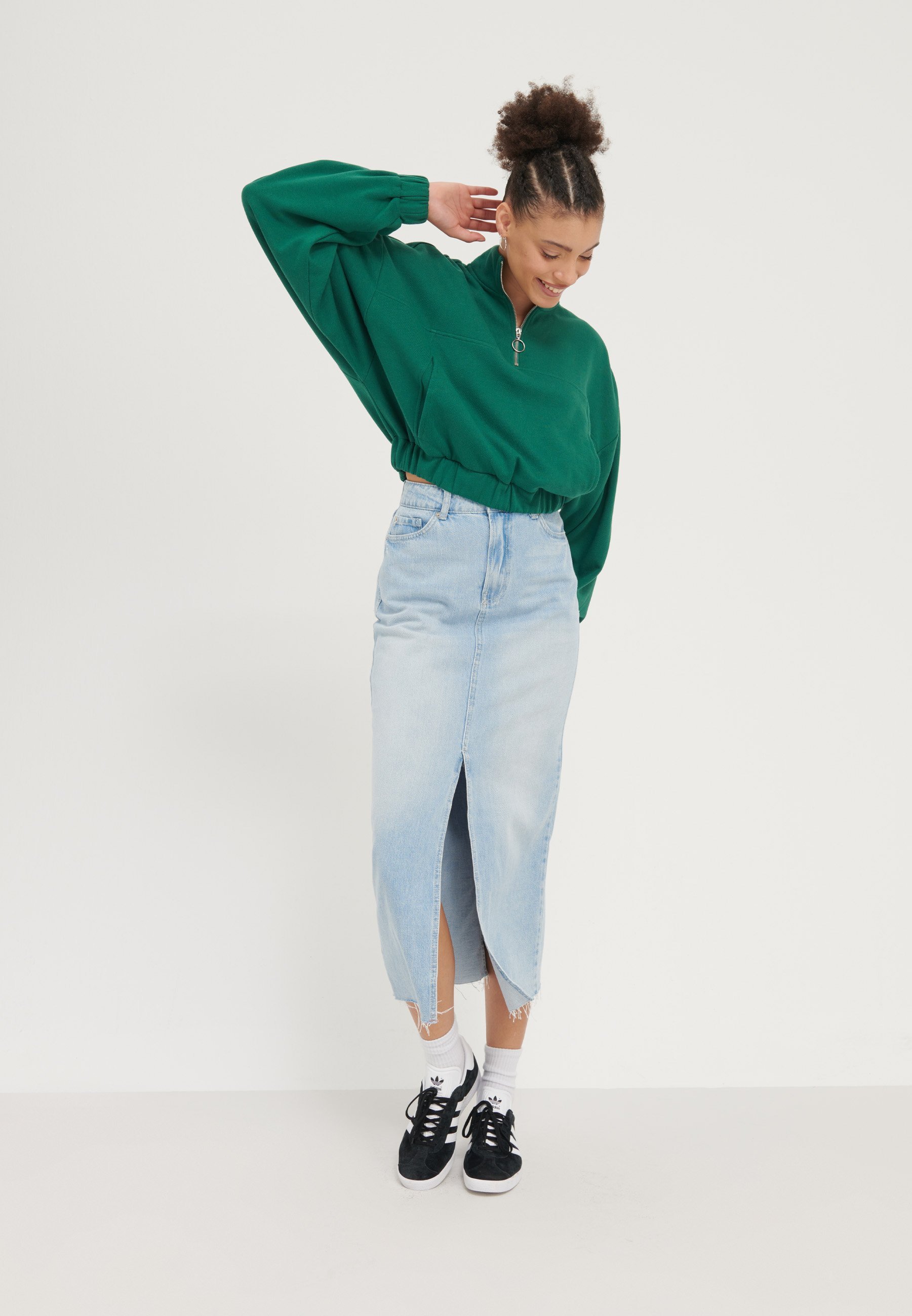 Sweat-shirt Even&Odd - vert