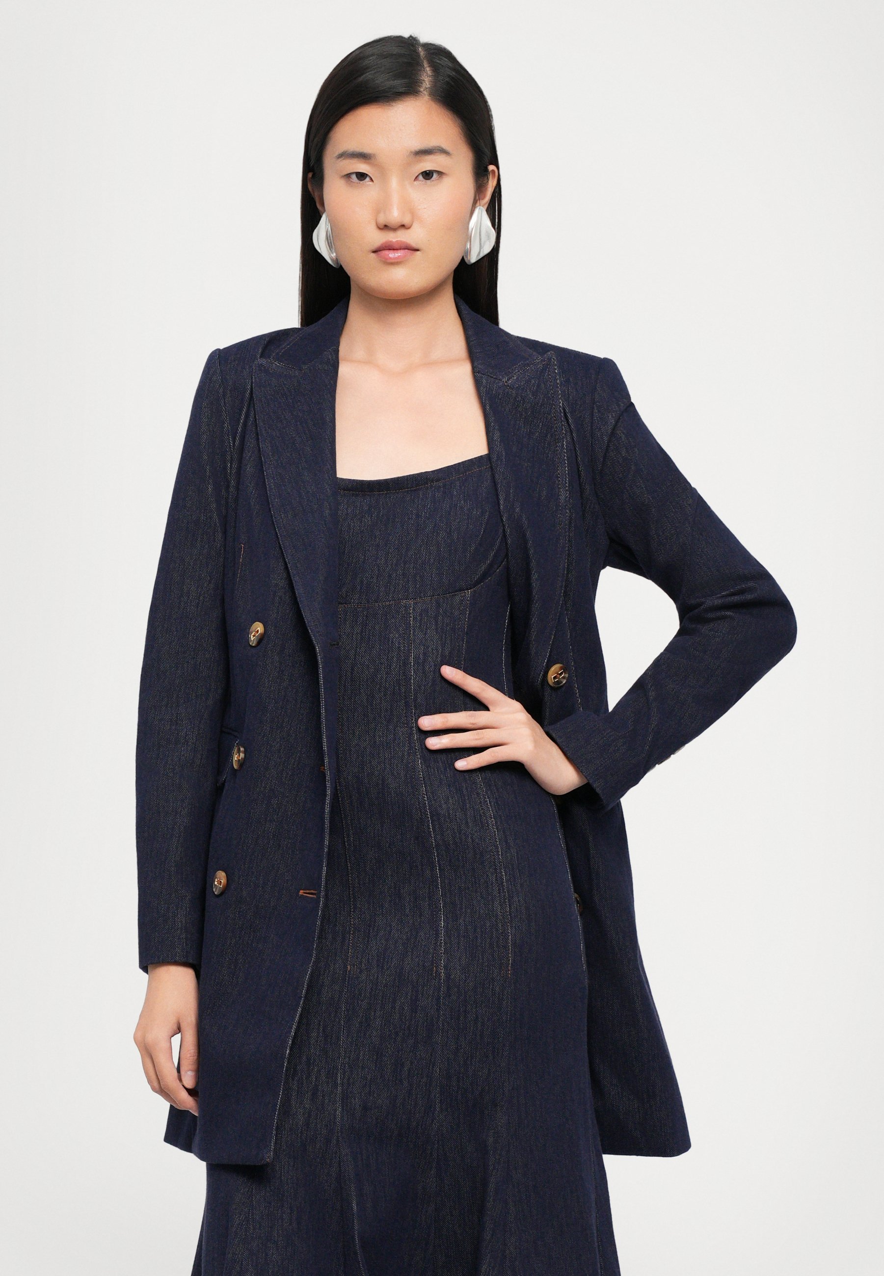 Diane von Furstenberg LILITH - Jeansjacke - marineblau