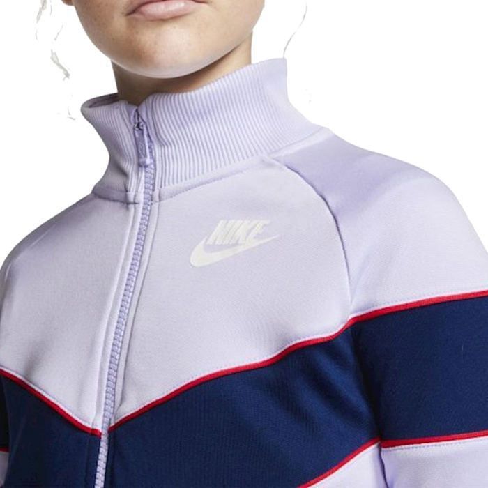 Nike SPORTSWEAR HERITAGE Junior -verryttelytakki - violetti - poikien - pitkähihainen - monilaji