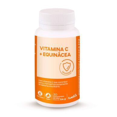 Wells Vitamina C y Equinácea 30 comprimidos