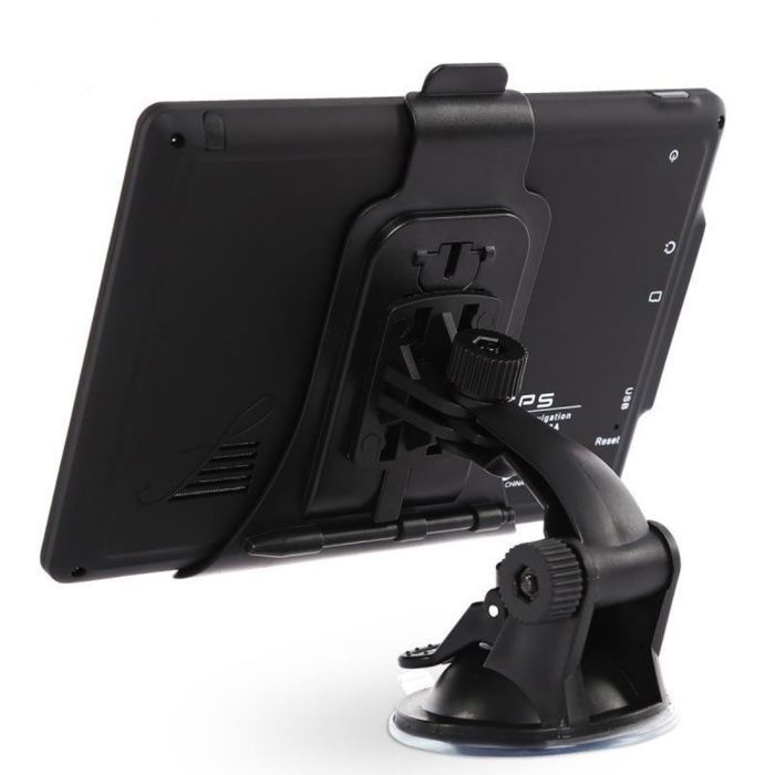GPS para coche con pantalla táctil de 7 pulgadas, guía por voz, semáforos y soporte de adsorción, para coches, camiones y vehículos pesados.
