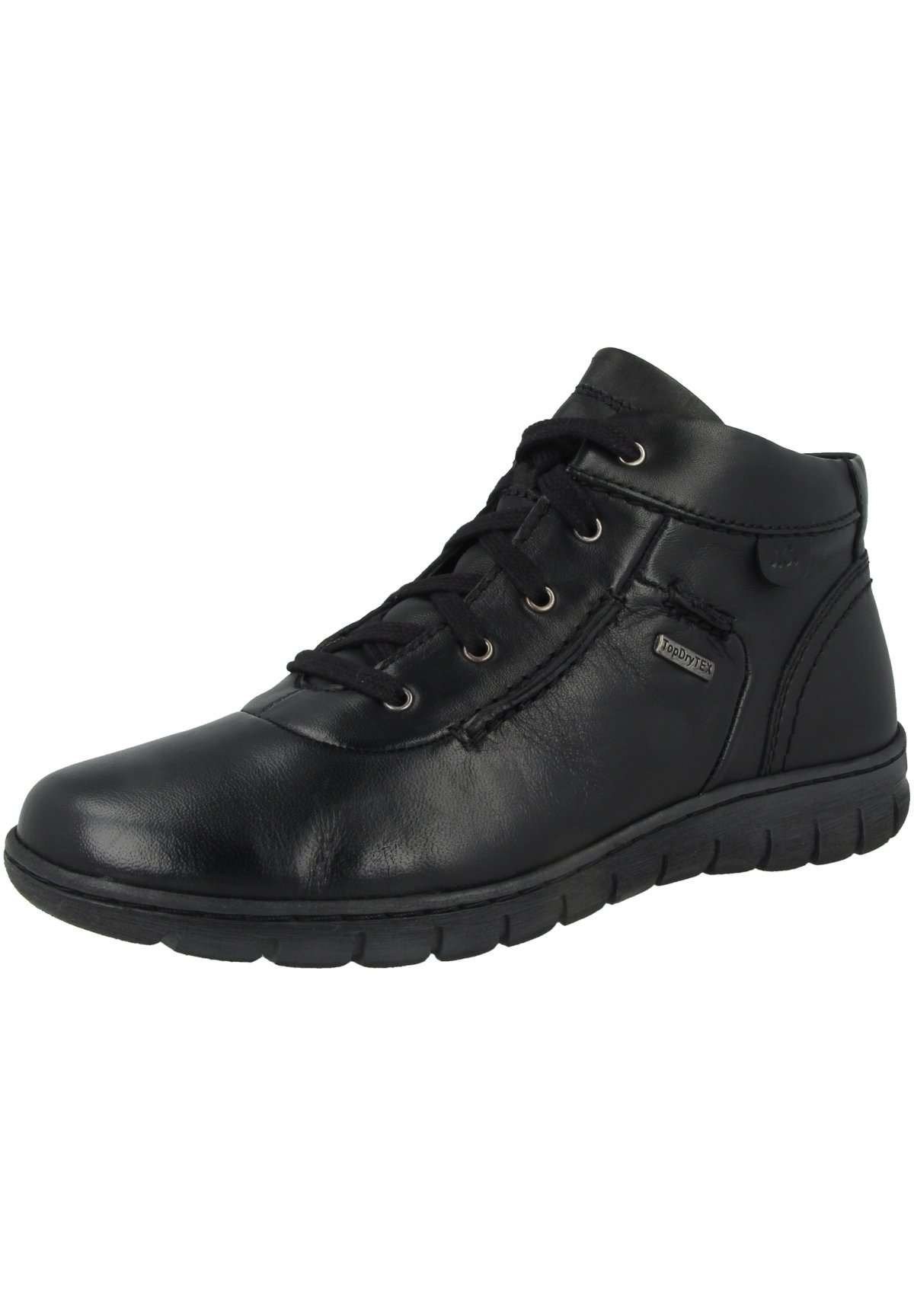 Josef Seibel Casual veterschoenen - zwart