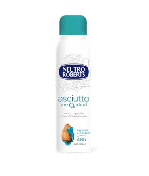 NEUTRO ROBERTS Neutro Roberts Desodorante en spray seco sin alcohol 150 ml Madera, iris y almendra