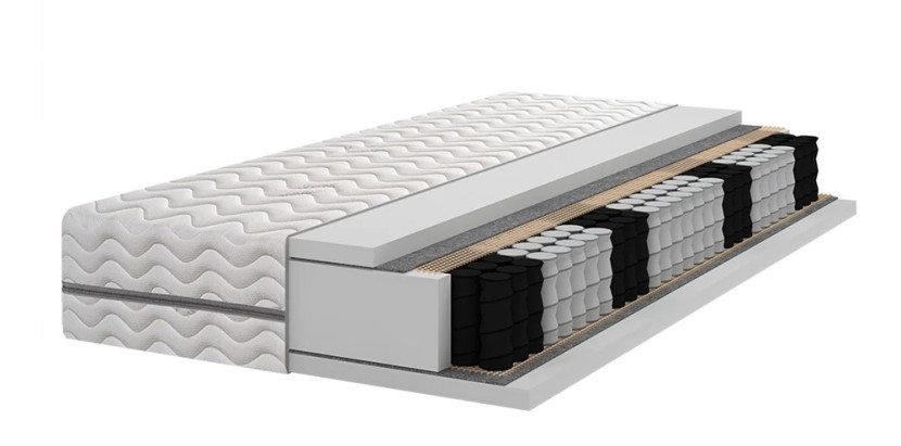 Materac pocket 7 stref H3 - 19/20 - 80x200 cm