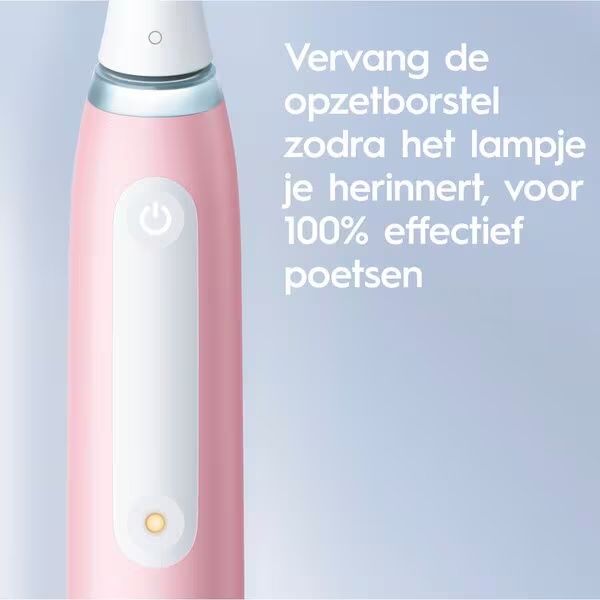 „Oral-B iO Series 3s“ elektrinis dantų šepetėlis, rožinis