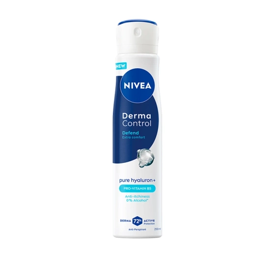 NIVEA Derma Control antyperspirant w sprayu dla kobiet Defend 250 ml