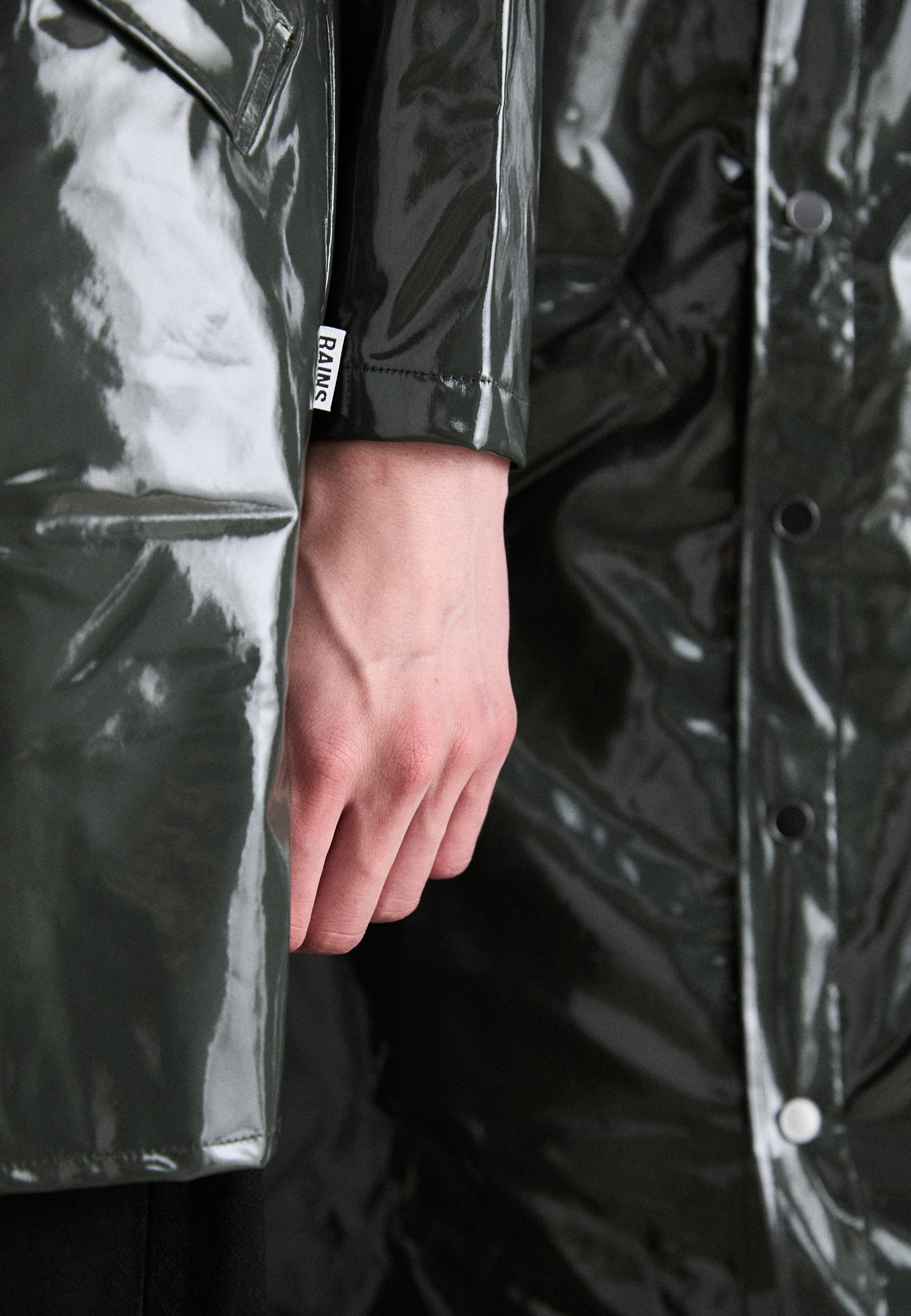 Veste longue unisexe Rains - Parka - Marais