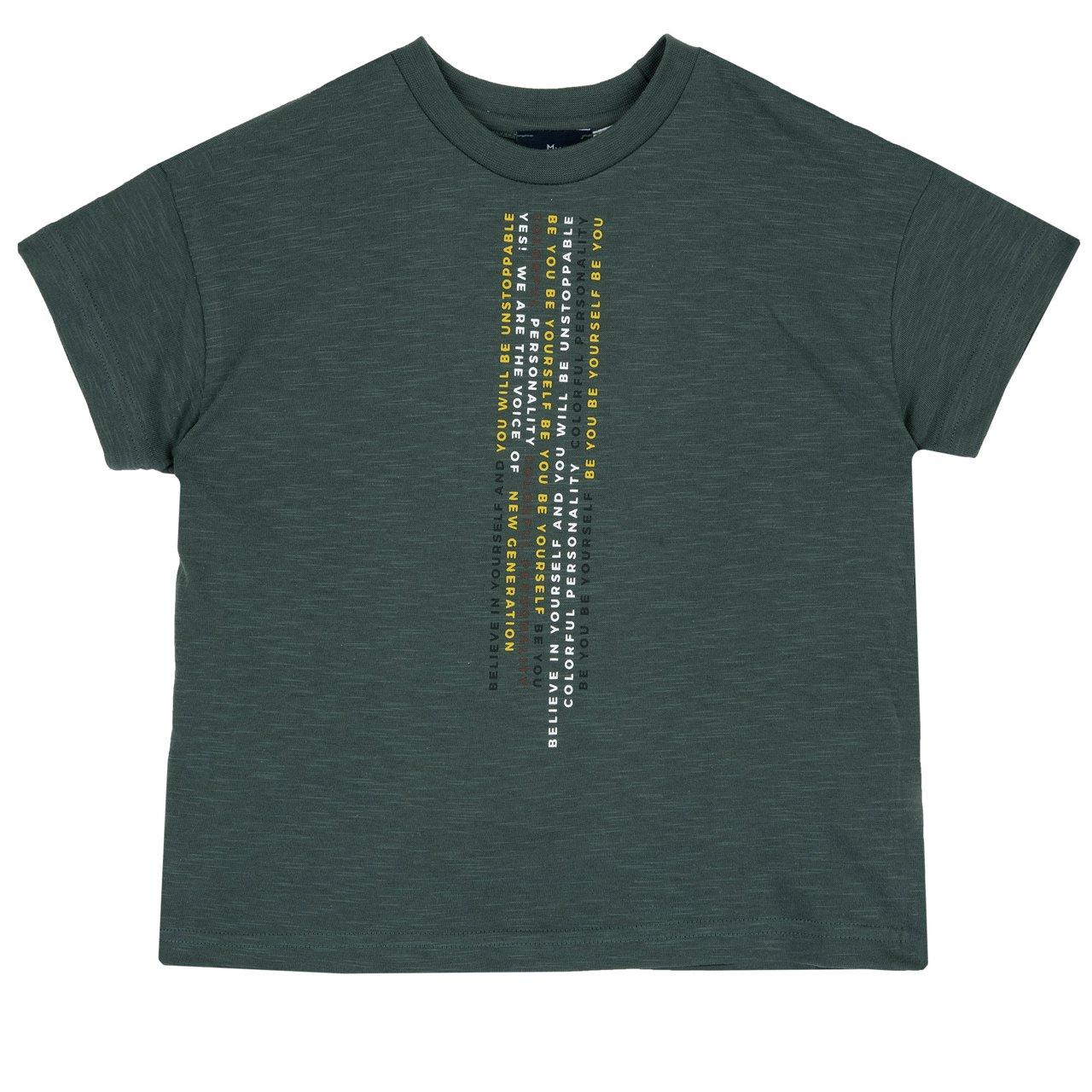 T-Shirt mit Buchstabenaufdruck