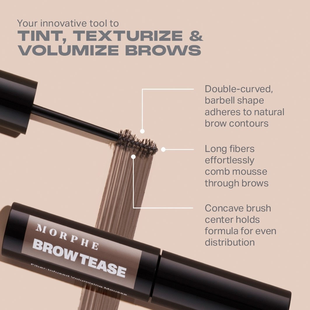 Morphe Brow Tease Fiber Volume Mousse - 5,5 ml
