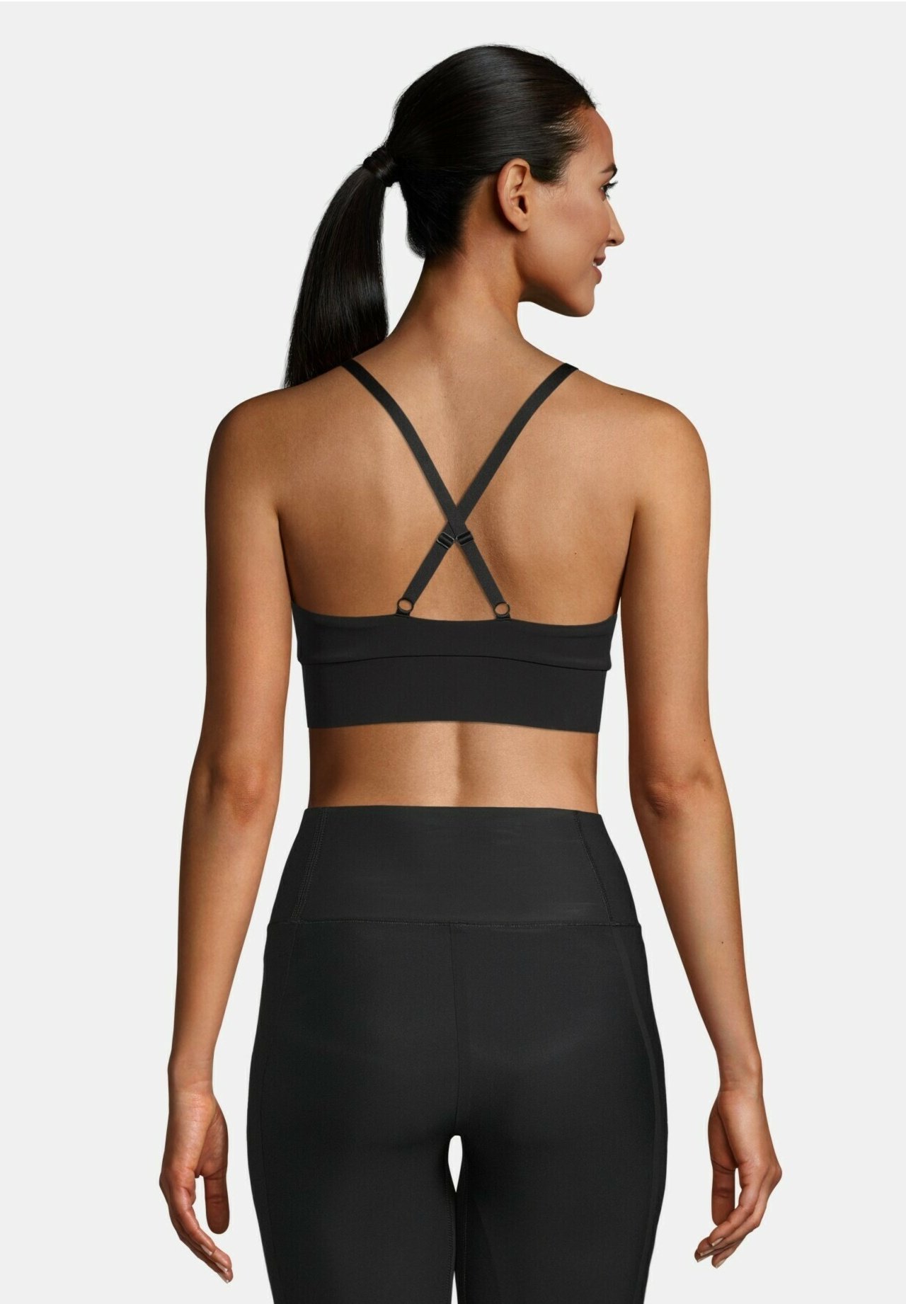 Sutiã esportivo com suporte Casall Light - preto