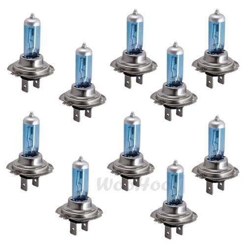 Lot 10x H7 Ampoule Lampe Phare Blanc 12V 100W 6500K Xénon - HAPPYHOMY - Pour Voiture Auto