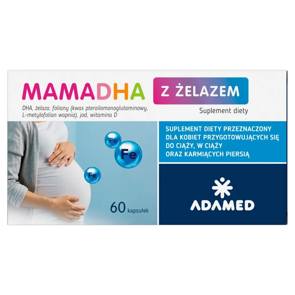 Mama DHA z Żelazem Kapsułki