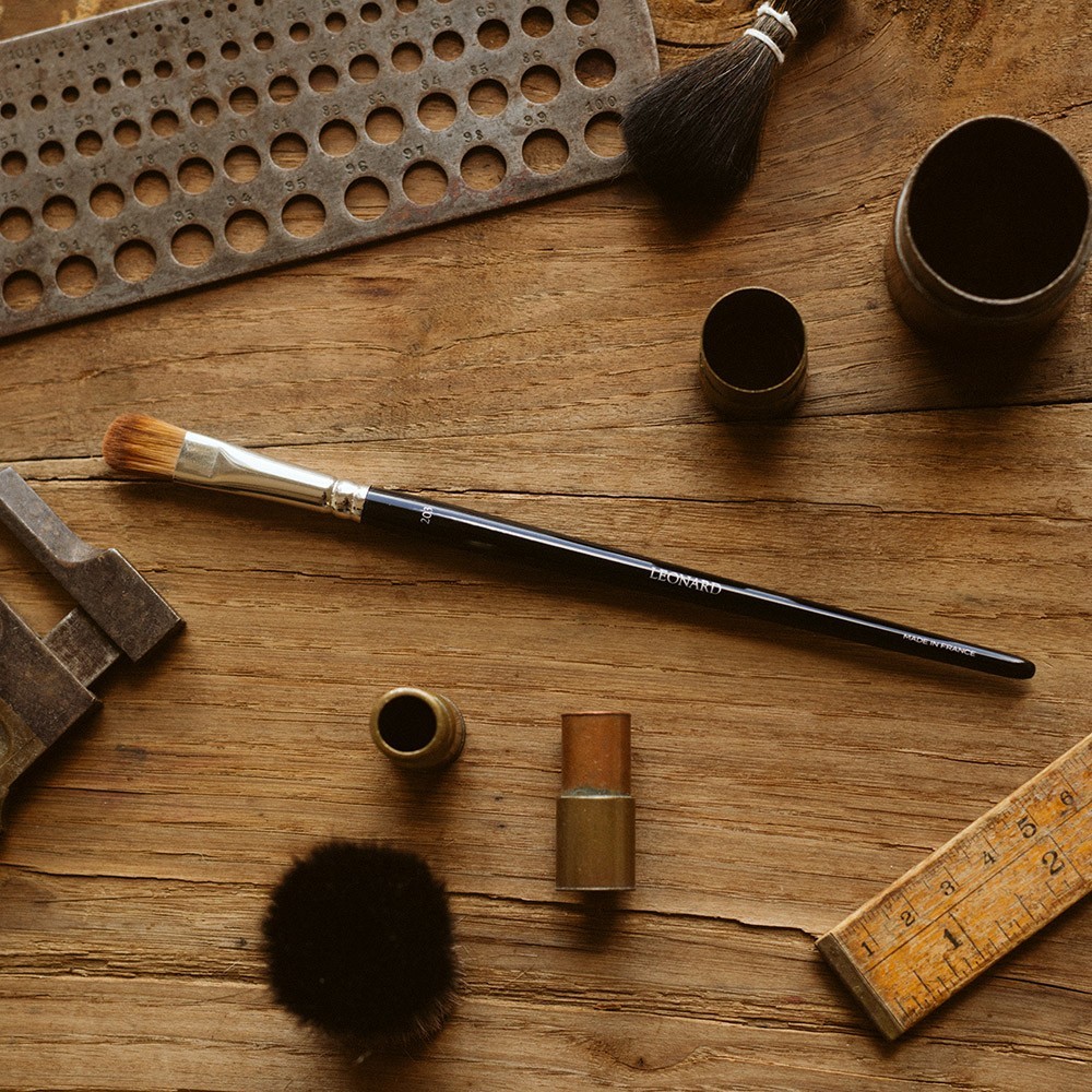 Leonard brushes Pinceau plat paupières