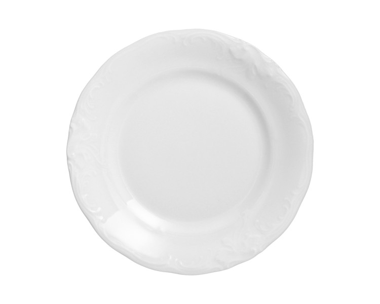 Talerz płytki 19 cm Fryderyka Biała C001