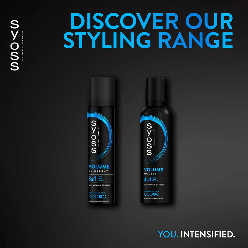 Mousse de Volume Syoss para dar volume aos cabelos